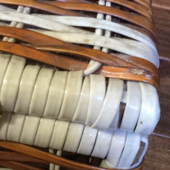 Vintage antique collector basket carry all artist farmer’s market boho decor - Picture 9 of 12